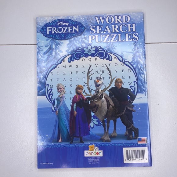 NWT Lot of 7 Disney Frozen Word Search Puzzles PERFECT FOR KIDS PARTY FAVORS - Picture 3 of 5